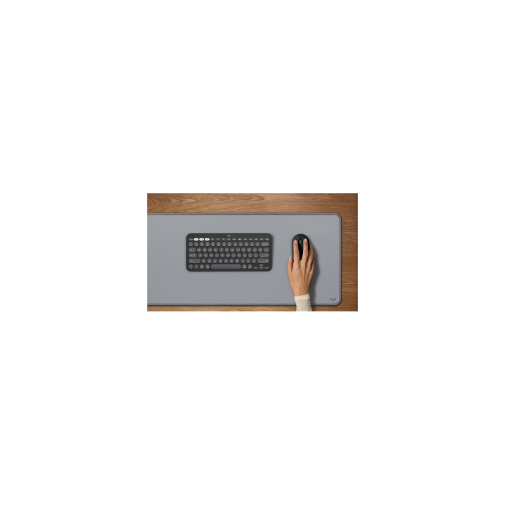 Logitech Pebble M350s - Souris Bluetooth graphique sans fil, Graphite