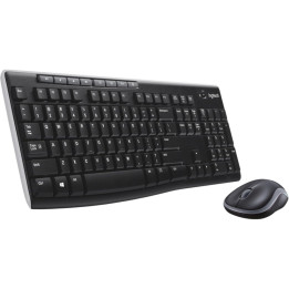 Logitech Wireless Combo MK270 - Clavier AZERTY FR, souris optique 2,4 