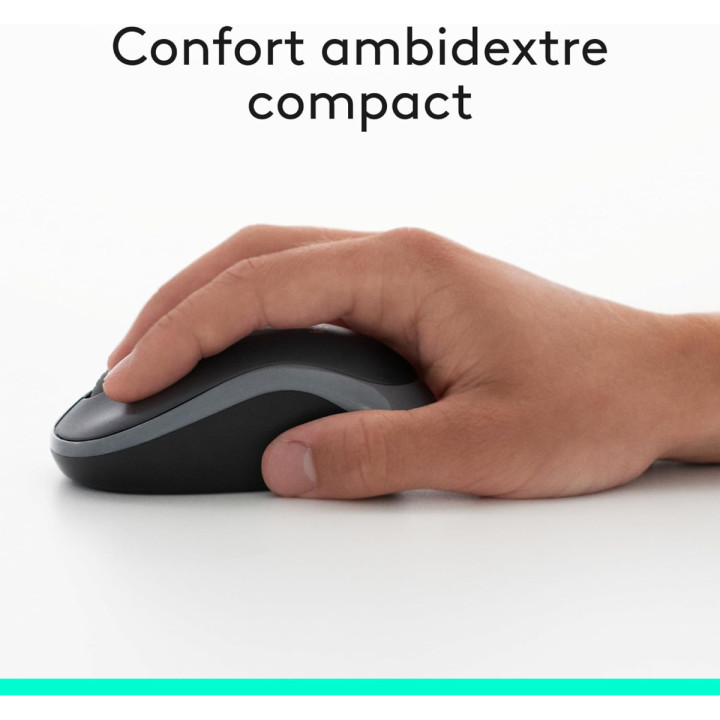 Logitech Wireless Combo MK270 - Clavier AZERTY FR, souris optique 2,4 