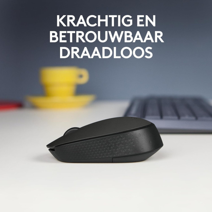 Logitech B170 Souris sans fil - Optique 1000 dpi, USB 2.0, noir