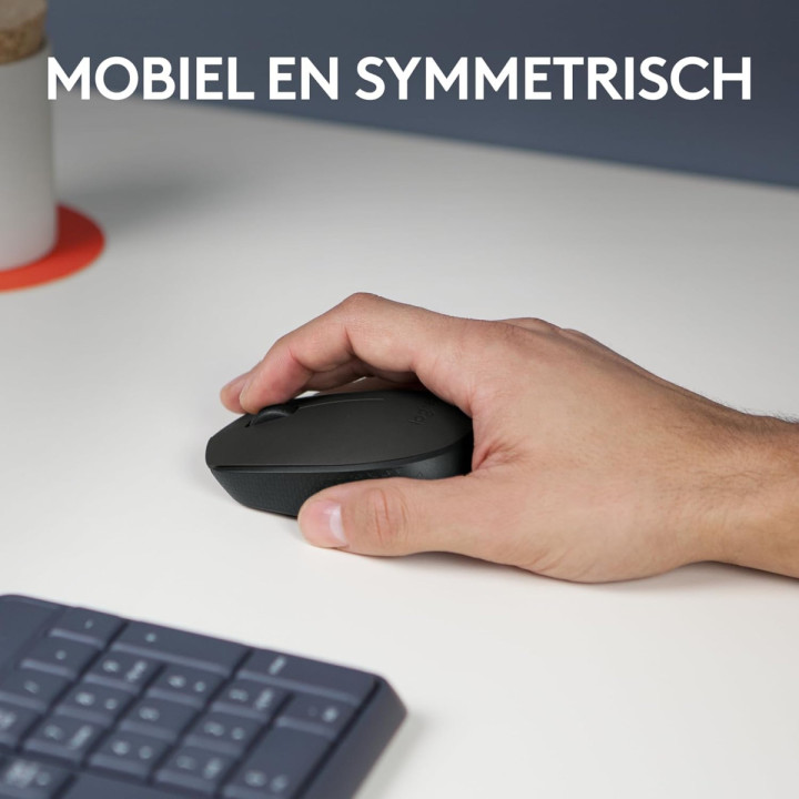 Logitech B170 Souris sans fil - Optique 1000 dpi, USB 2.0, noir