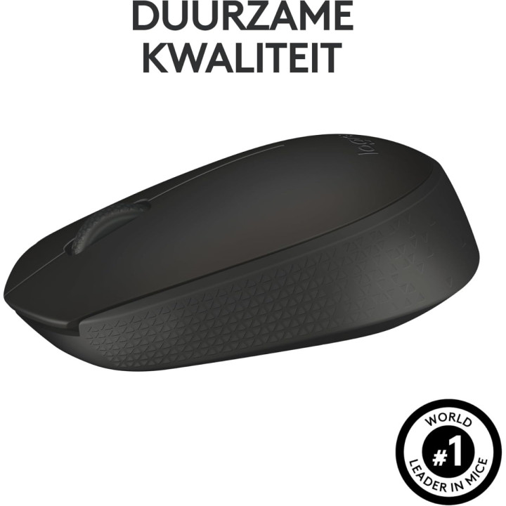 Logitech B170 Souris sans fil - Optique 1000 dpi, USB 2.0, noir