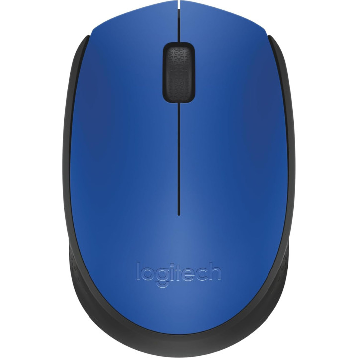 Logitech M171 - Souris sans fil optique 1000 dpi, USB 2.0, bleu