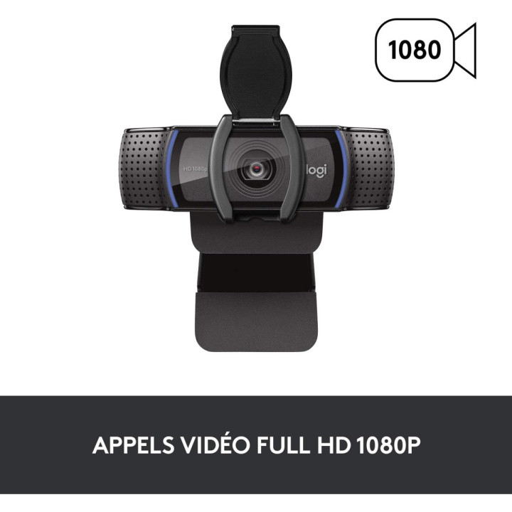 Logitech StreamCam Pro C920S - Webcam Full HD 1080p, stéréo, 30 ips
