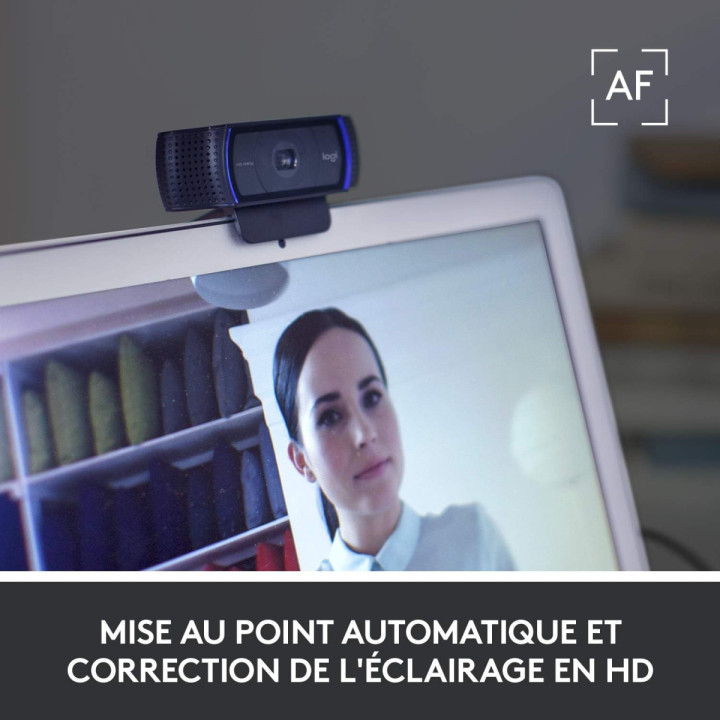 Logitech StreamCam Pro C920S - Webcam Full HD 1080p, stéréo, 30 ips