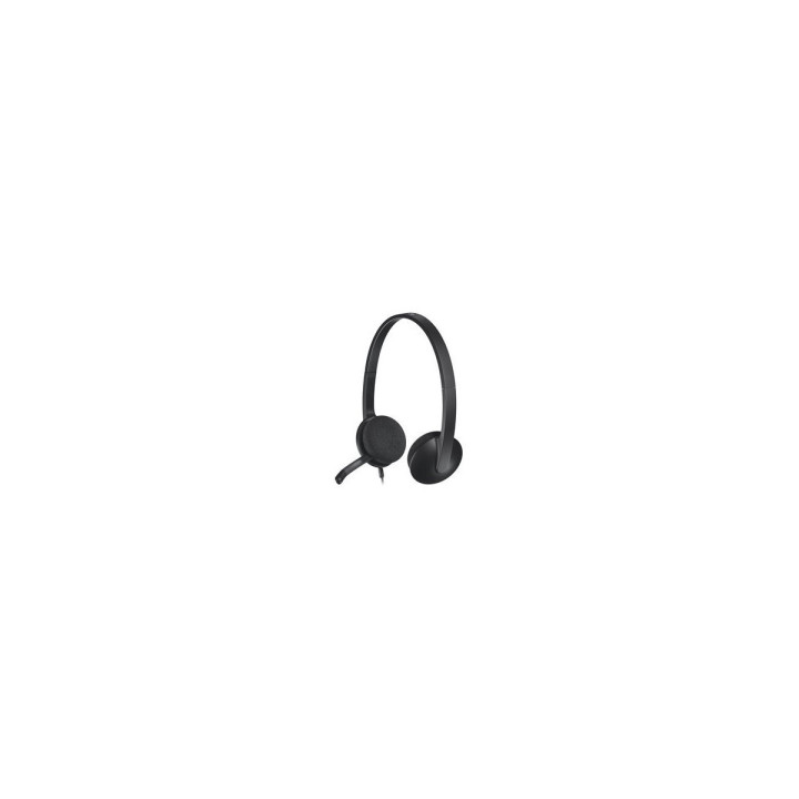 Logitech H340 Casque USB - Semi-ouvert, stéréo, micro intégré