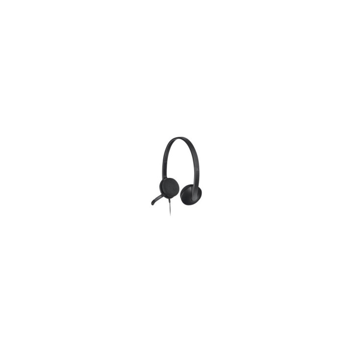 Logitech H340 Casque USB - Semi-ouvert, stéréo, micro intégré