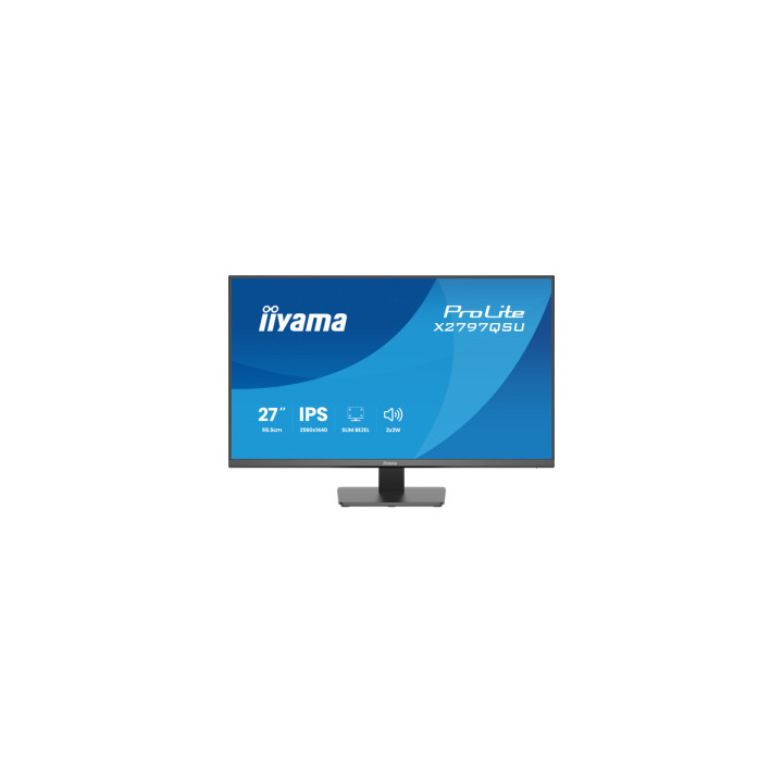 Iiyama ProLite X2797QSU - Écran IPS QHD 27" cadre fin, 350 cd/m², HD