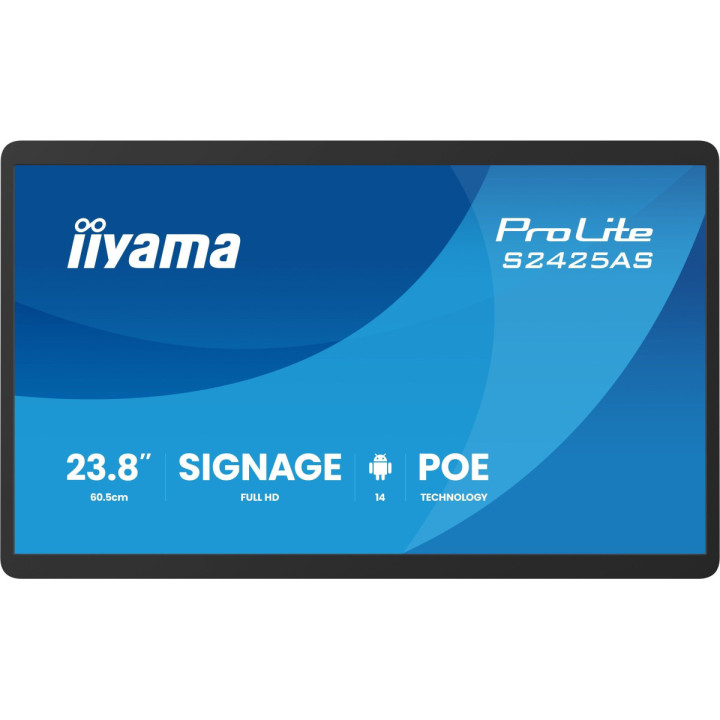 iiyama ProLite S2425AS-B1P - Écran Android 23.8" 1920x1080, 500 cd/m?