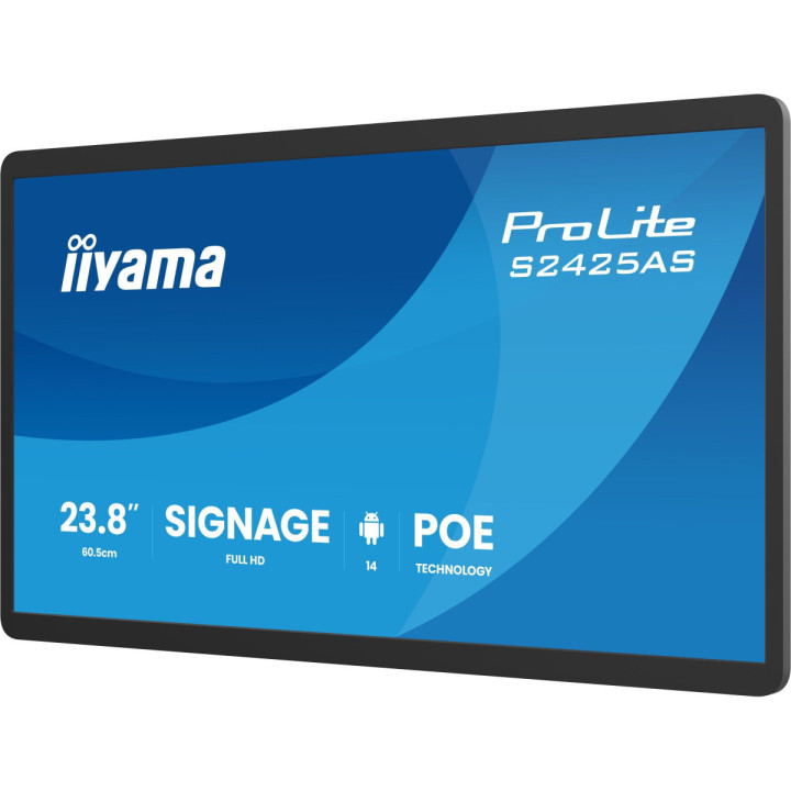 iiyama ProLite S2425AS-B1P - Écran Android 23.8" 1920x1080, 500 cd/m?