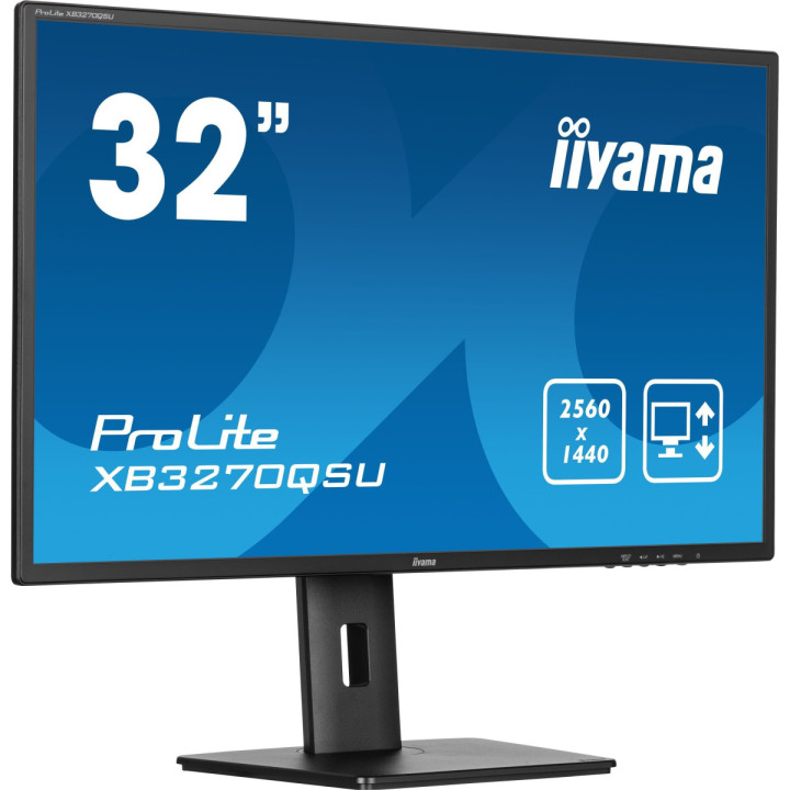 iiyama ProLite XB3270QSU-B1 - Écran 32" IPS WQHD 2560x1440, 100Hz, HD
