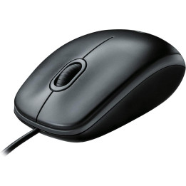 Logitech B100 Souris optique filaire - ambidextre, 800 dpi, USB