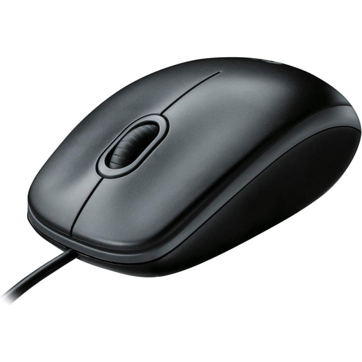 Logitech B100 Souris optique filaire - ambidextre, 800 dpi, USB