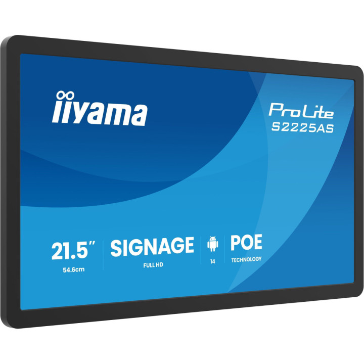 iiyama ProLite S2225AS-B1P - écran Android 21.5", 4 Go RAM, 32 Go, IP