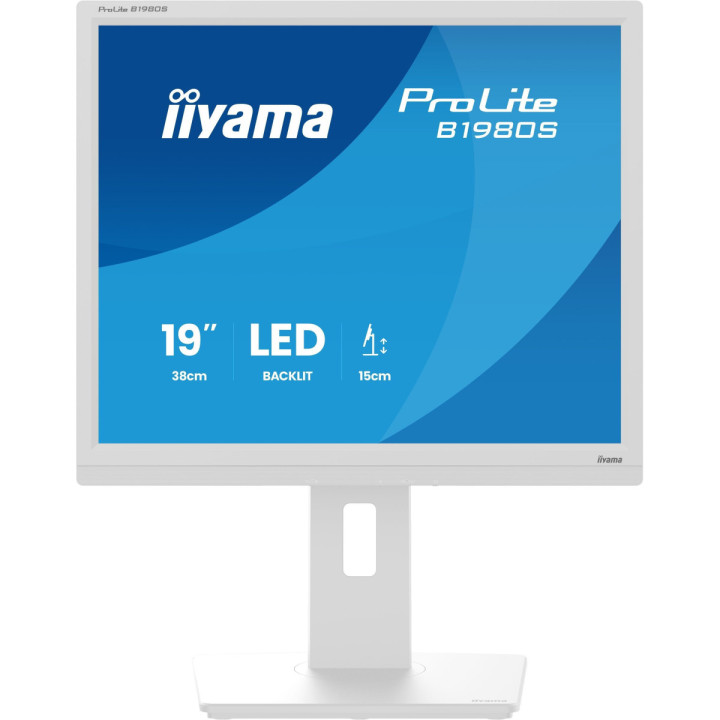 iiyama ProLite B1980S-W1 - Moniteur 19" LED TN, HDMI/DP, réglable en 