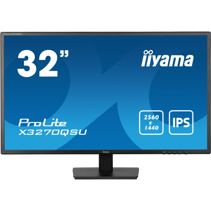 iiyama ProLite X3270QSU-B1 - 31.5" IPS WQHD, 2560x1440, HDMI/DP, USB 3