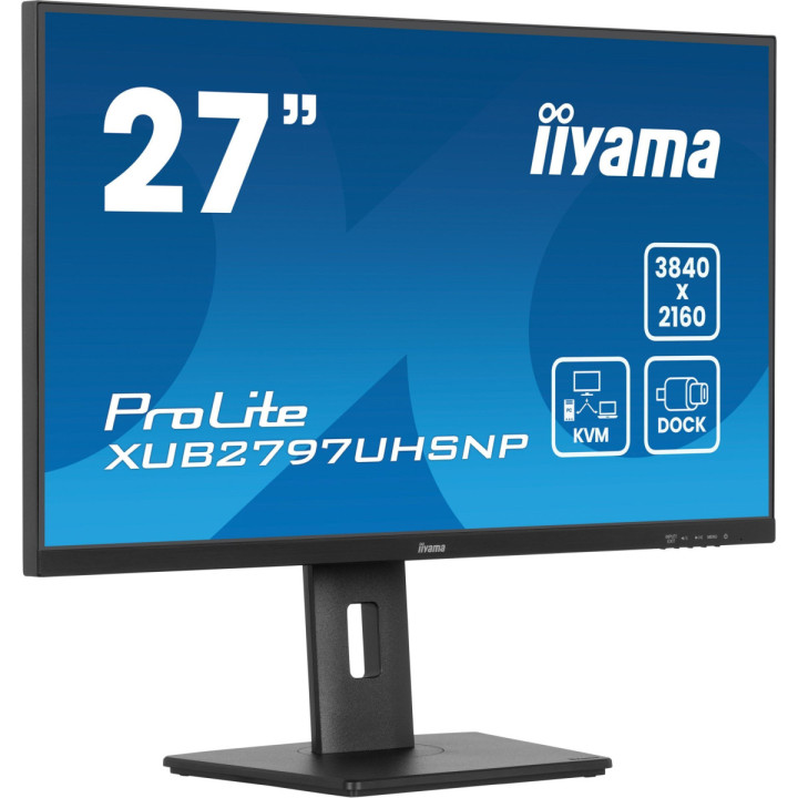 iiyama ProLite XUB2797UHSNP - 27" 4K IPS, USB-C 96W, KVM, RJ45