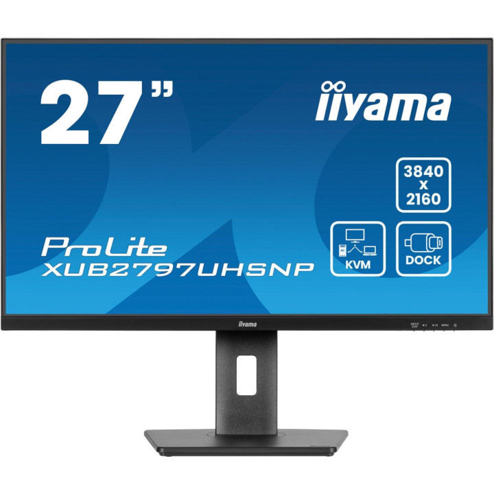 iiyama ProLite XUB2797UHSNP - 27" 4K IPS, USB-C 96W, KVM, RJ45