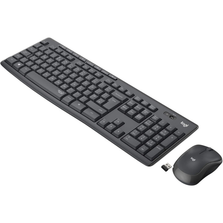 Logitech MK295 Silent Wireless - Clavier et souris sans fil silencieux