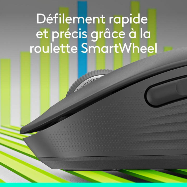 Logitech Signature M650 - Souris sans fil moyenne, 5 boutons, Bluetoot