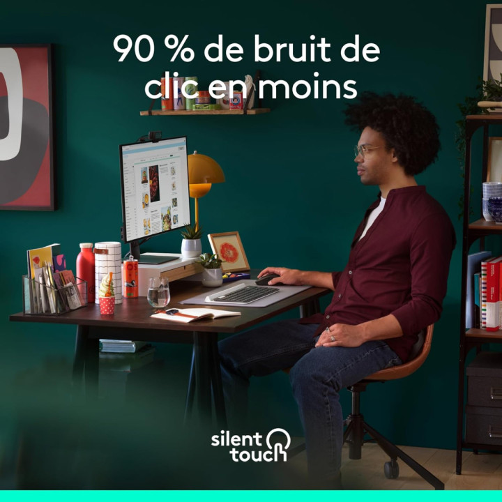 Logitech Signature M650 - Souris sans fil moyenne, 5 boutons, Bluetoot