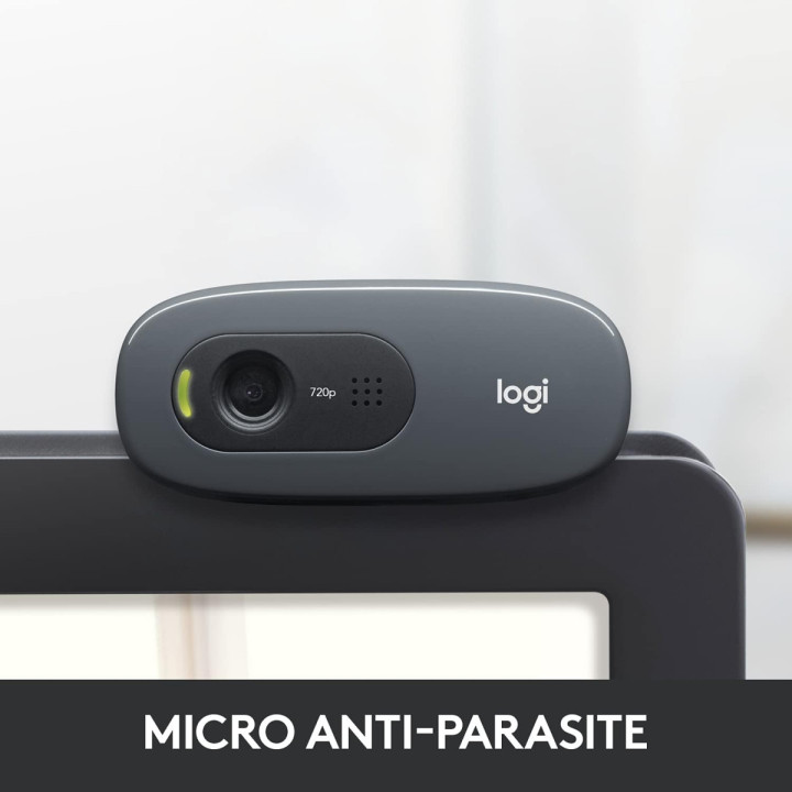 Logitech Webcam C270 - HD 720p, USB 2.0, micro intégré
