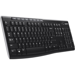 Logitech K270 Clavier sans fil - AZERTY, résistant aux éclaboussures
