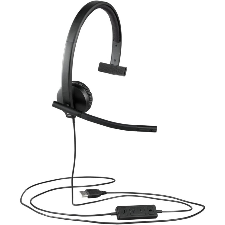 Logitech H570e Casque USB stéréo - supra-aural, micro intégré, 31,