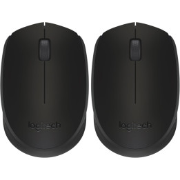 Logitech M171 Souris sans fil - Optique 1000 dpi, USB 2.0, noir