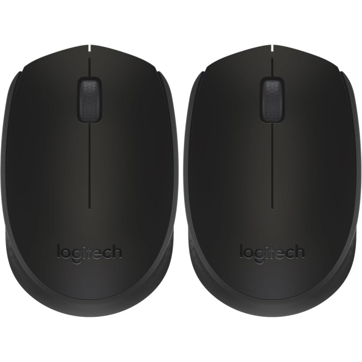 Logitech M171 Souris sans fil - Optique 1000 dpi, USB 2.0, noir