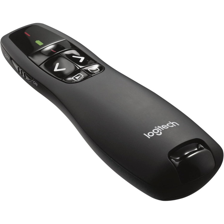 Logitech Presenter R400 - pointeur laser rouge USB sans fil 2.4GHz