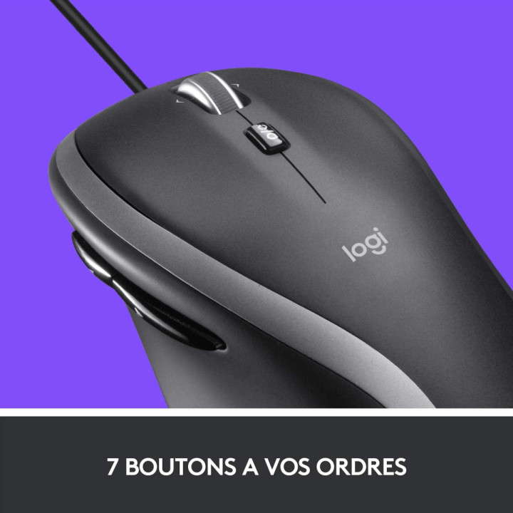 Logitech M500S - Souris filaire professionnelle, noir