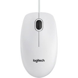 Logitech B100 - Souris optique ambidextre 800 dpi USB blanc