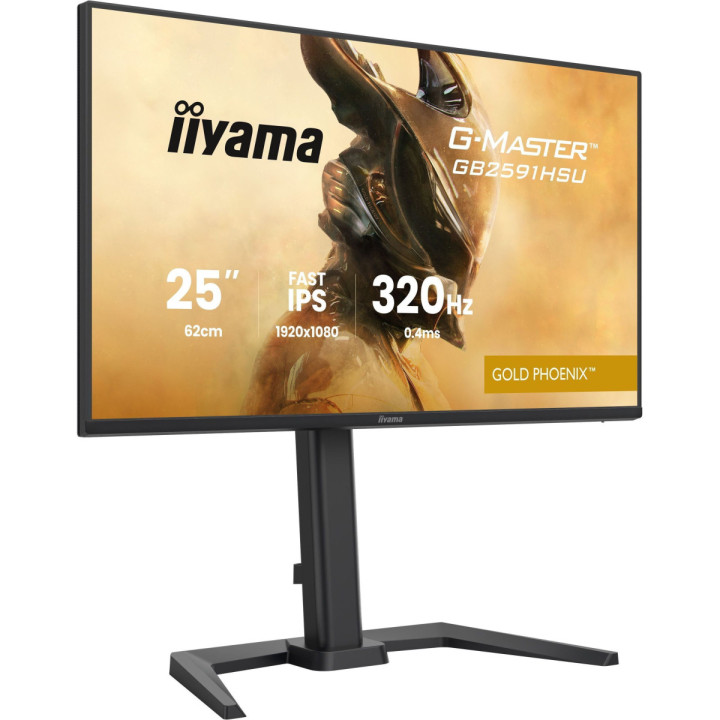 iiyama Gold Phoenix G-MASTER GB2591HSU-B1 - 24.5" Fast IPS 320Hz, G-Sy