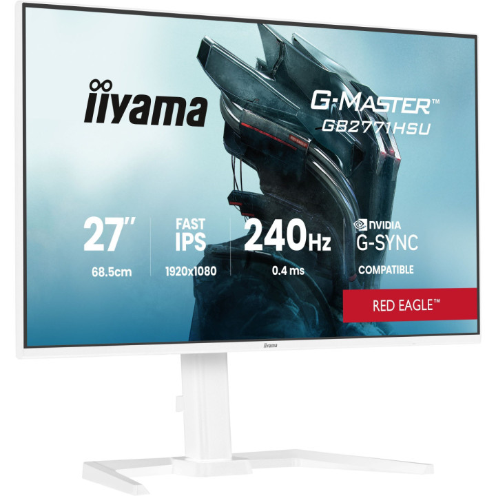 iiyama G-Master Red Eagle GB2771HSU-W1 - 27" FHD Fast IPS 240Hz, HDMI/