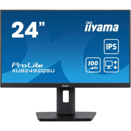 iiyama ProLite XUB2492QSU-B1 - écran 24" IPS QHD, HDMI/DP, 3xUSB, piv