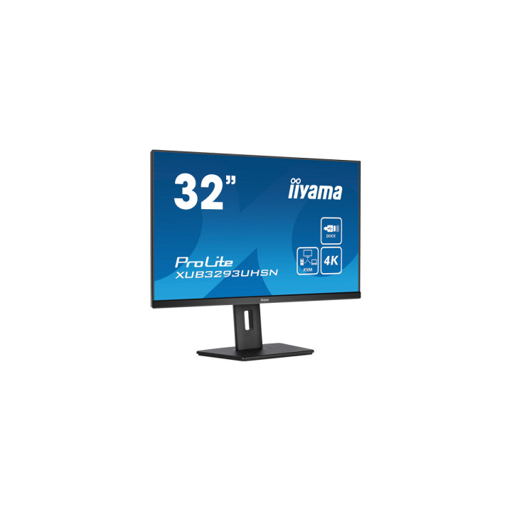 Iiyama ProLite XUB3293UHSN-B5 - Écran 32" 4K IPS, USB-C Dock 65W, KVM