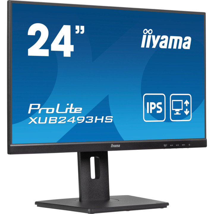 iiyama ProLite XUB2493HS-B6 - Écran IPS 24" Full HD 100Hz, HDMI/DP, h