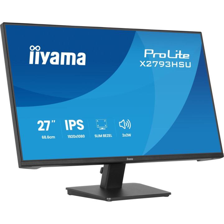 iiyama ProLite X2793HSU-B1 - Écran IPS 27" FHD 120Hz, HDMI/DP, USB, h