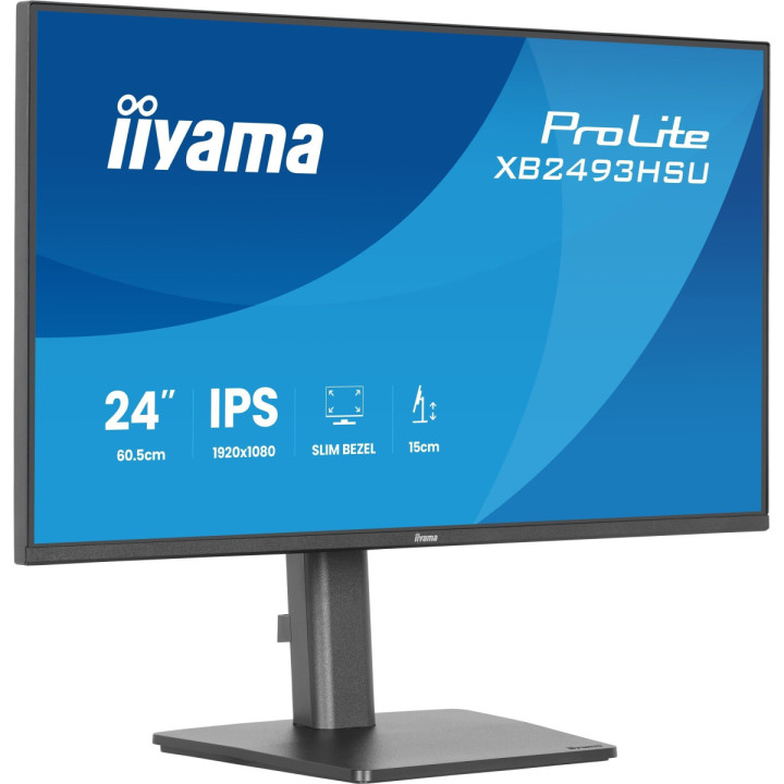Iiyama ProLite XB2493HSU-B1 - 24" IPS Full HD 120Hz, HDMI/DP, USB, piv