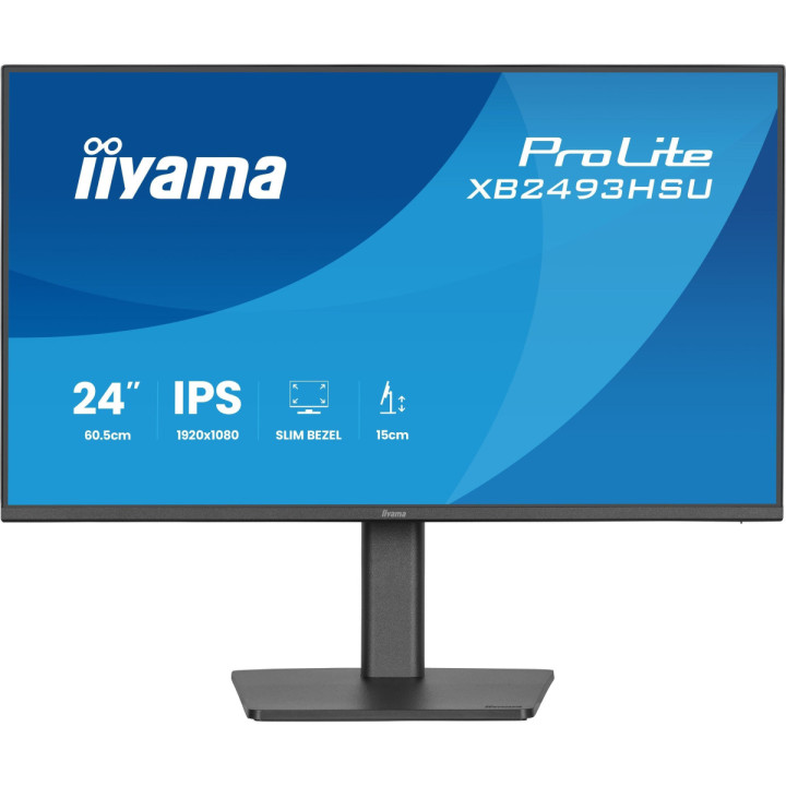 Iiyama ProLite XB2493HSU-B1 - 24" IPS Full HD 120Hz, HDMI/DP, USB, piv