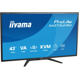 Iiyama ProLite X4373UHSU-B2 - Écran 43" 4K VA, HDMI/DP/USB-C, HDR10, 