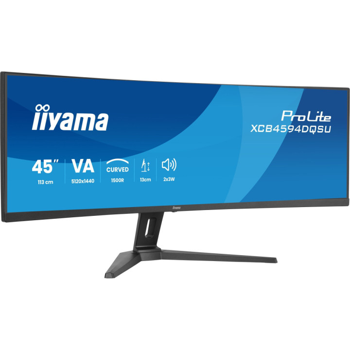 iiyama ProLite XCB4594DQSU-B1 - Écran 44.5" 5K 32:9 VA 1500R, 75Hz, U