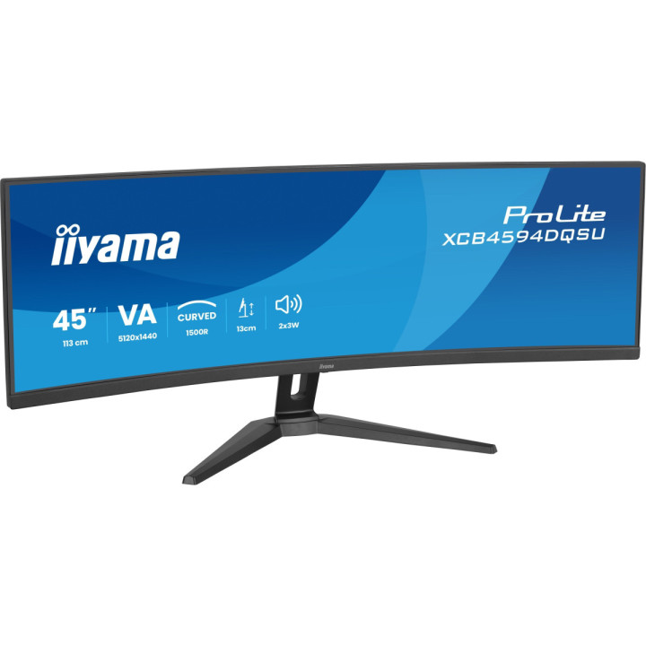 iiyama ProLite XCB4594DQSU-B1 - Écran 44.5" 5K 32:9 VA 1500R, 75Hz, U