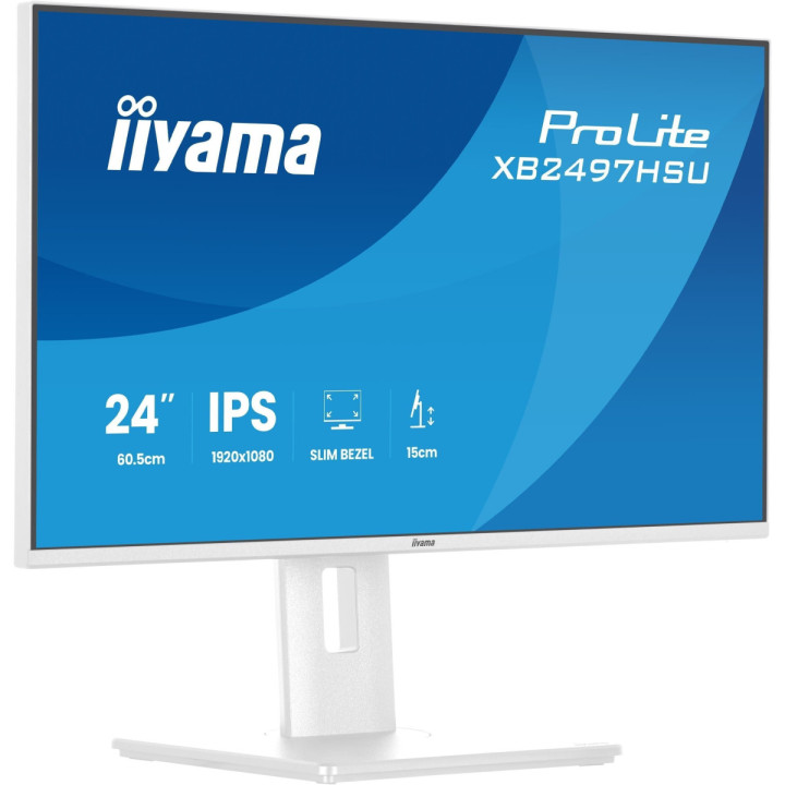 iiyama ProLite XB2497HSU-W1 - écran 24" IPS Full HD 120Hz, USB-C, bla