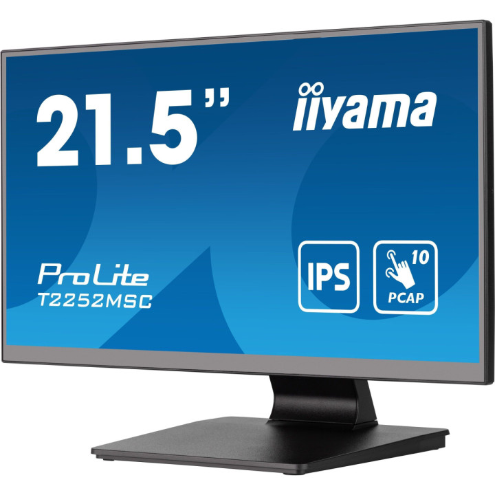 Iiyama ProLite T2252MSC-B2 - écran tactile 21.5" IPS Full HD, USB 3.2