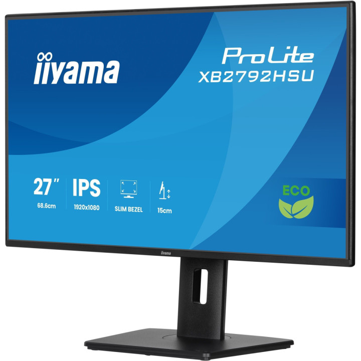 iiyama ProLite XB2792HSU-B1 - écran 27" IPS FHD 120Hz, HDMI/DP, USB 3
