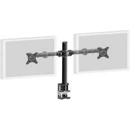iiyama dual desktop arm clamp 10-30" DS1002C - 2 écrans 10kg max, VES