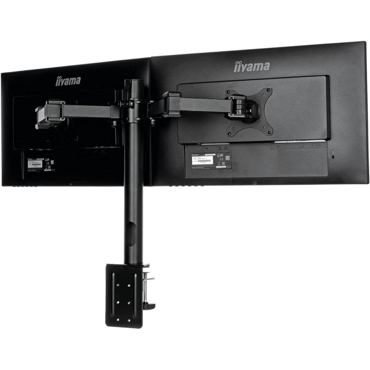 iiyama dual desktop arm clamp 10-30" DS1002C - 2 écrans 10kg max, VES