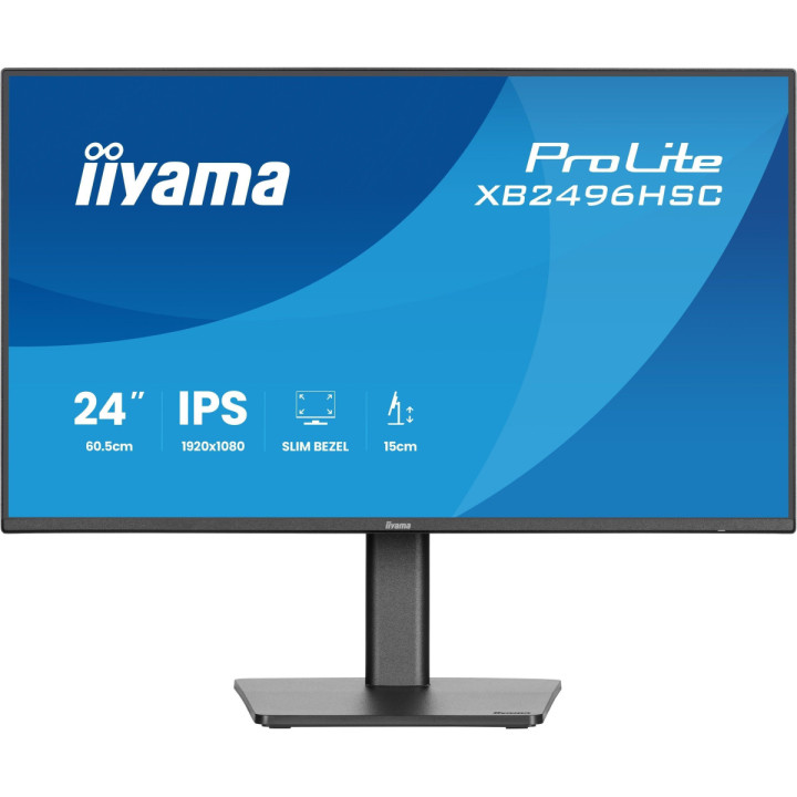 Iiyama ProLite XB2496HSC-B1 - écran IPS 24" FHD 144Hz, USB-C 65W, erg